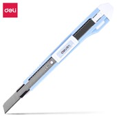 得力2031小号金属护套美工刀 小号切纸刀手工刀裁纸刀 办公用品