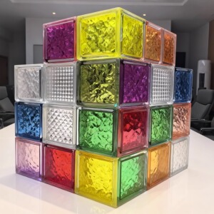 彩色玻璃砖空心砖隔断砖