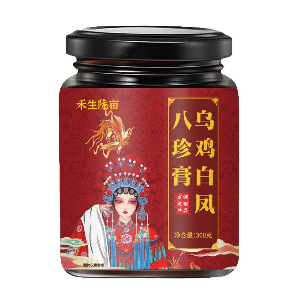 乌鸡白凤八珍膏健康养生食品禾生陇亩官方正品
