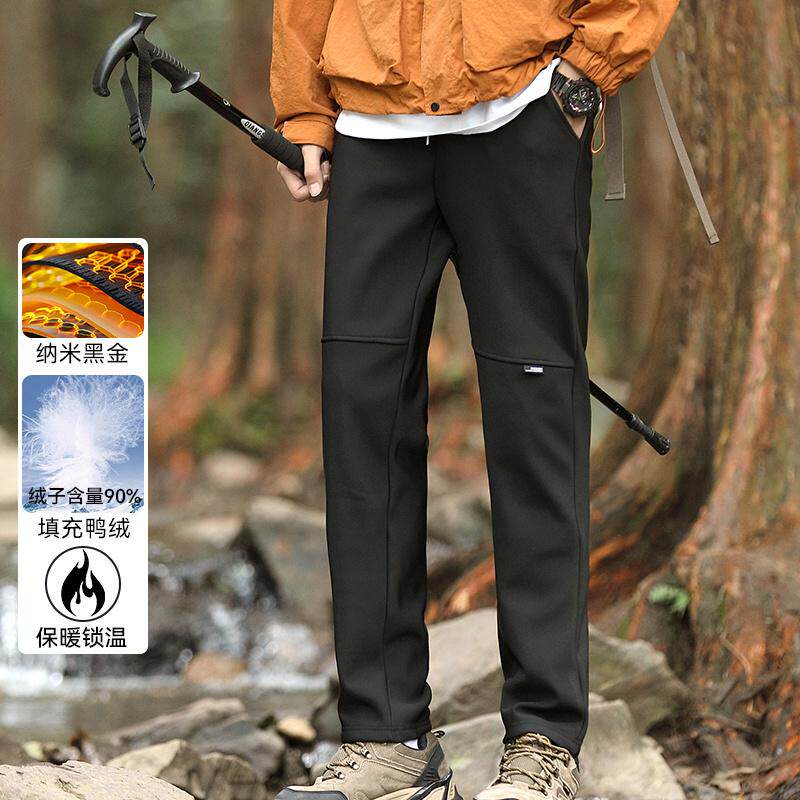 一线撤柜撤标秋季男新款沸腾护膝蓄热锁温保暖抗寒雪地冲锋休闲裤