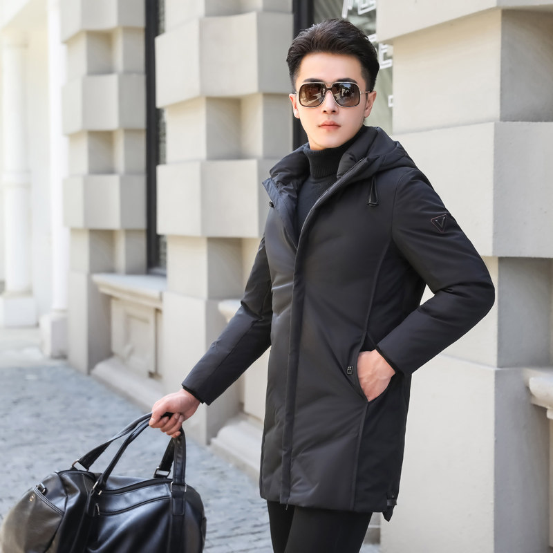 【豆家】撤标撤柜！2025秋冬男士新款商务休闲高档保暖连帽羽绒服,男装,羽绒服,淘宝优惠券,粉丝福利购,淘宝优惠卷
