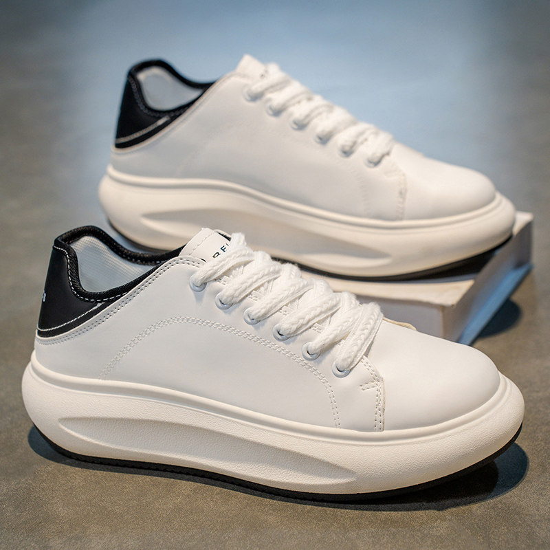 撤标撤柜(H)新款防水防滑小白板鞋潮流百搭鞋子男运动休闲潮鞋
