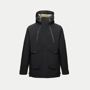 2025秋冬男.款 撤标撤柜 宽松东方空间联名系列连帽羽绒服 H家