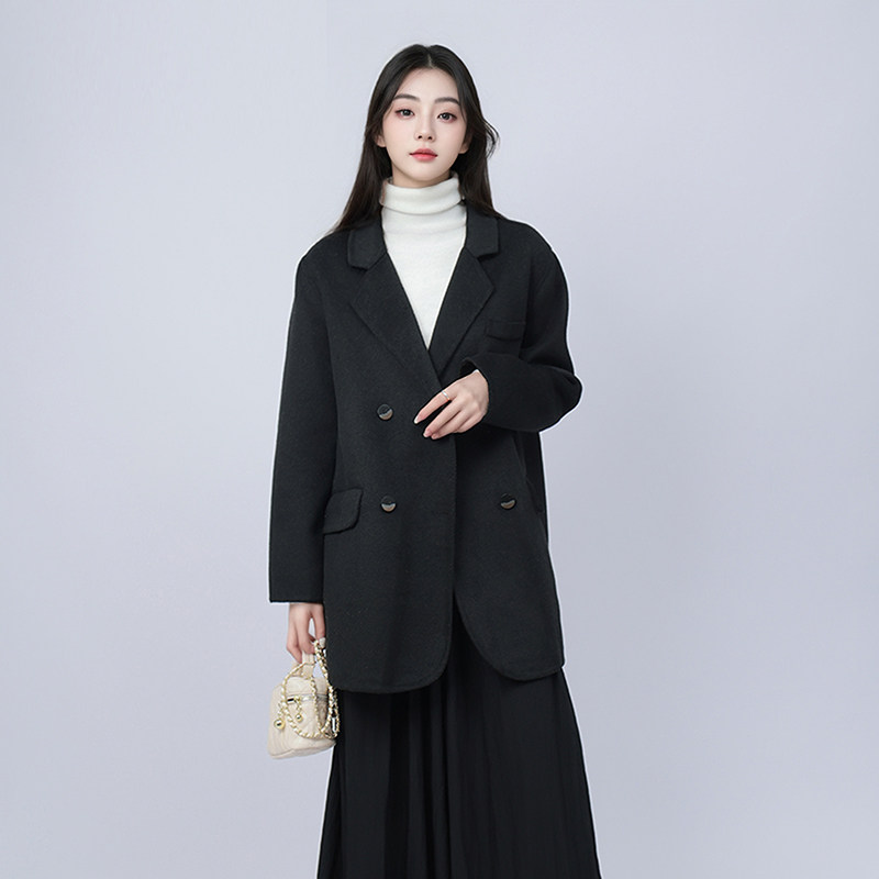 【杉家】撤标撤柜！秋冬女士时尚韩版休闲百搭小个子毛呢大衣外套,女装/女士精品,毛呢外套,淘宝优惠券,粉丝福利购,淘宝优惠卷