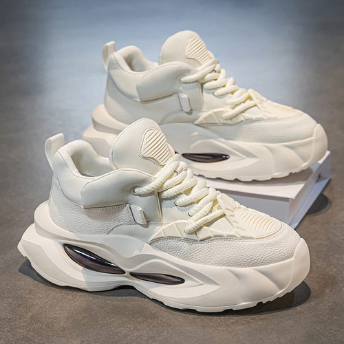 撤标撤柜(H)春季户外耐磨厚底增高运动潮鞋高级感百搭学生老爹鞋