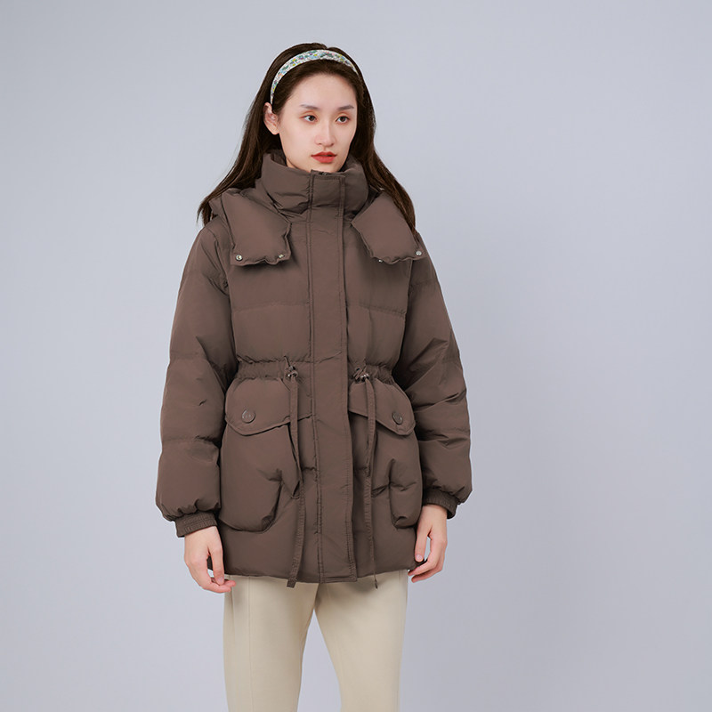 【雅家】撤标撤柜！秋冬女款时尚韩版大口袋中长款连帽羽绒服外套,女装/女士精品,羽绒服,淘宝优惠券,粉丝福利购,淘宝优惠卷