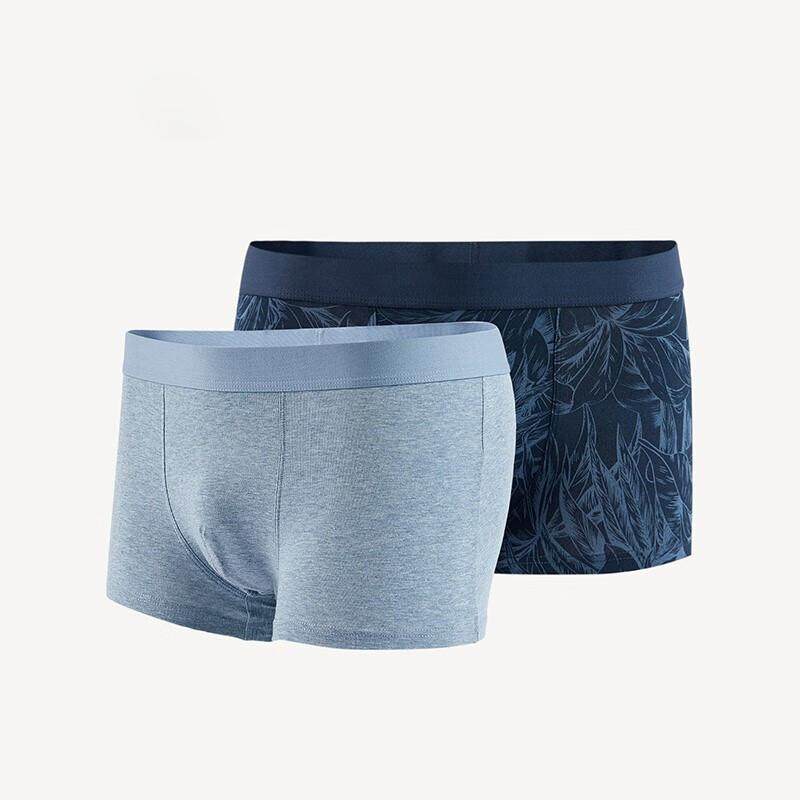 一线撤柜撤标2024年秋季男柔软透气纯色与花型两条装针织平角短裤,女士内衣/男士内衣/家居服,男平角内裤,淘宝优惠券,粉丝福利购,淘宝优惠卷