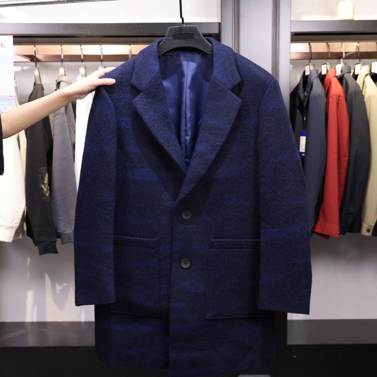 【H家】撤标撤柜！冬季新款商务休闲百搭保暖男士简约羊毛呢大衣,男装,毛呢大衣,淘宝优惠券,粉丝福利购,淘宝优惠卷