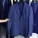 男商务时尚 春季 撤标撤柜 高档质感纹理绒感弹力休闲西服 H家