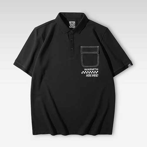 撞色夏季圆领阔印花短袖海家剪标