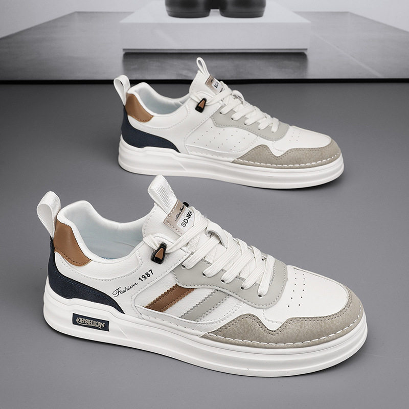 撤标撤柜（H）透气小白鞋美拉德潮流百搭软底轻便休闲运动潮鞋,流行男鞋,休闲板鞋,淘宝优惠券,粉丝福利购,淘宝优惠卷