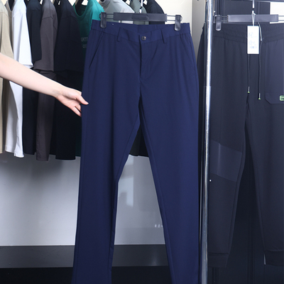 【H家】撤标撤柜！春夏季男百搭时尚男士舒适简约修身中腰休闲裤