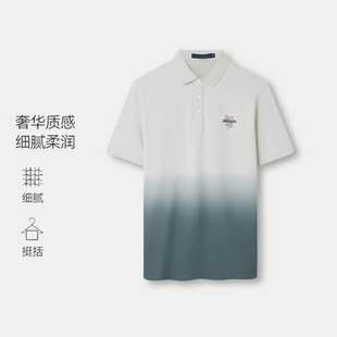【H家】撤标撤柜！2026夏男款吊染渐变龙腾九州IP系列短袖POLO衫