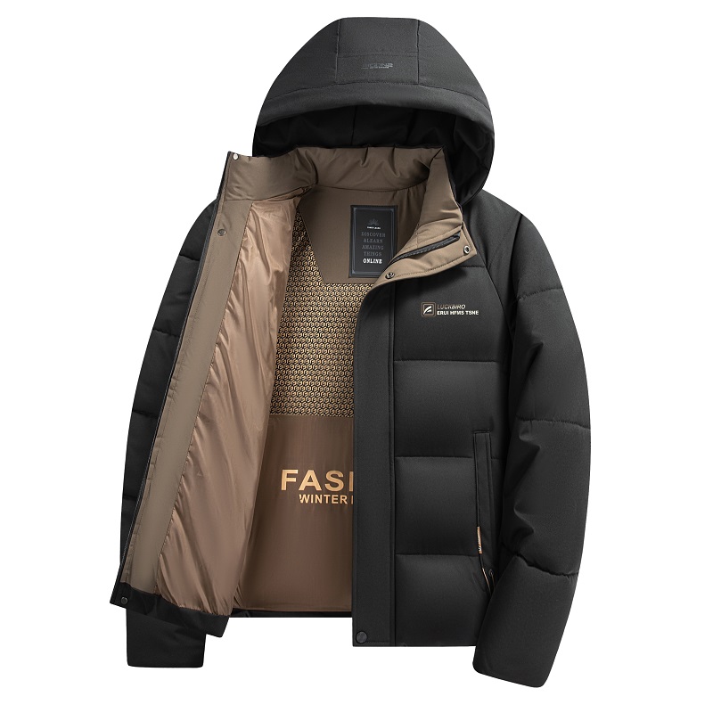 【豆家】撤柜撤标2025年新款冬季连帽可脱卸加厚防风保暖棉服外套