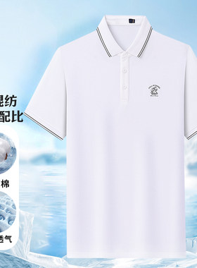 【H家】撤标撤柜！夏季男士新款休闲百搭胸前刺绣翻领短袖POLO衫