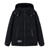 连帽短款 一线撤柜撤标2024年冬季 百搭帅气男士 时尚 保暖羽绒服 新款