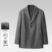 毛呢感格子大衣 商务有型舒适时尚 一线撤标撤柜2024年冬季 男新款