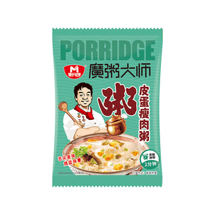 麦丹郎 豚骨牛肉粥 皮蛋瘦肉粥 菌菇鸡肉粥30克/袋*30袋多省包邮