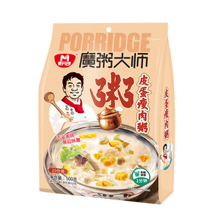 麦丹郎 豚骨牛肉粥 皮蛋瘦肉粥/袋500克*2袋起多省包邮