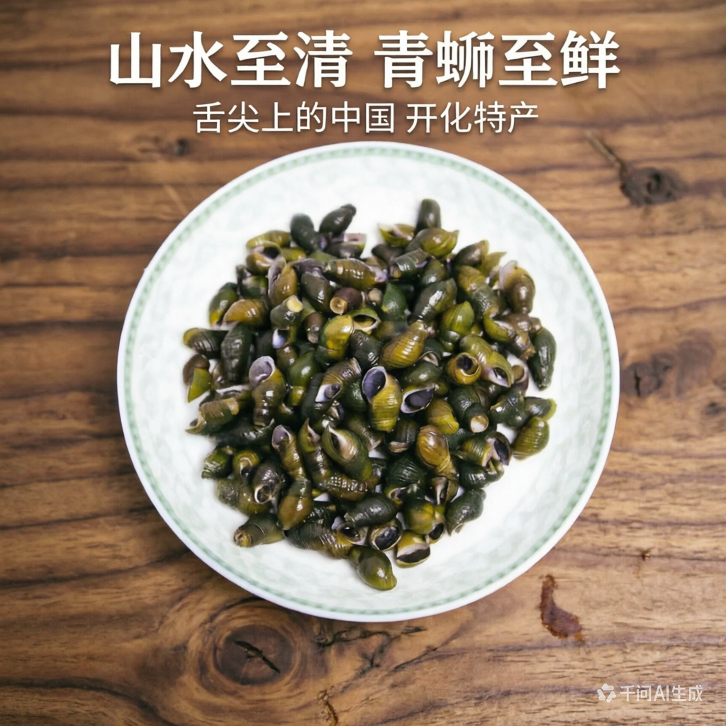 衢州开化特产青蛳鲜嫩纯野生解暑撮螺蛳源头水源舌尖味道活体大号