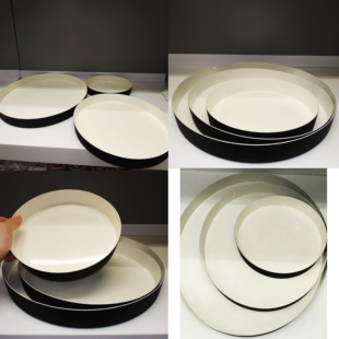 宜家格利其蜡烛盘烛台装饰品香薰托盘子摆件简约北欧糖果托盘家用