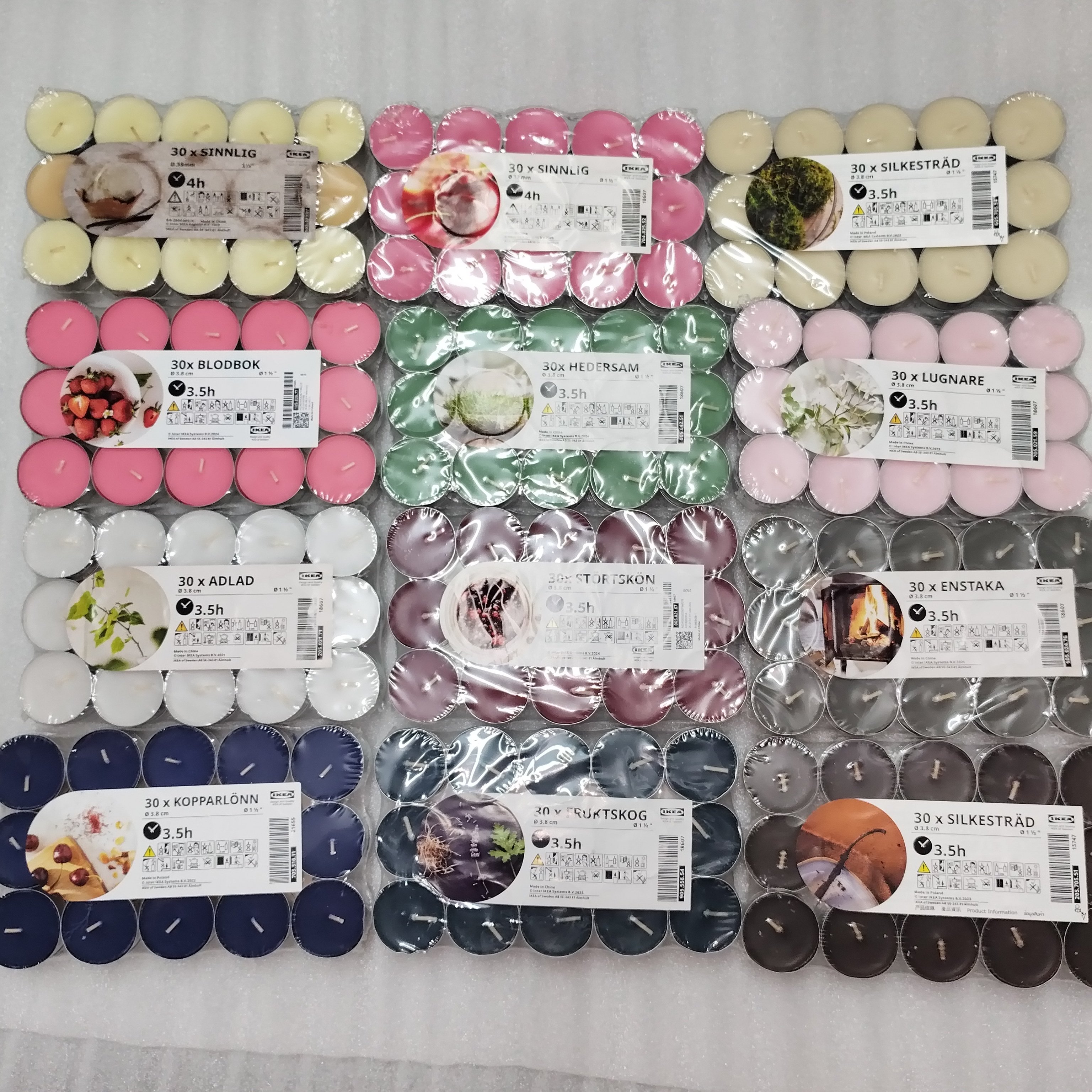 宜家经典绝版2021年产蜡烛青草樱桃草莓果香草冰淇淋浆果篝火香薰,节庆用品/礼品,蜡烛,淘宝优惠券,粉丝福利购,淘宝优惠卷