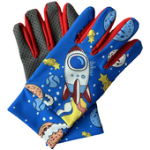 儿童透气防晒手套春秋五指速干防刺防滑高弹力耐磨骑马射箭蜘蛛侠