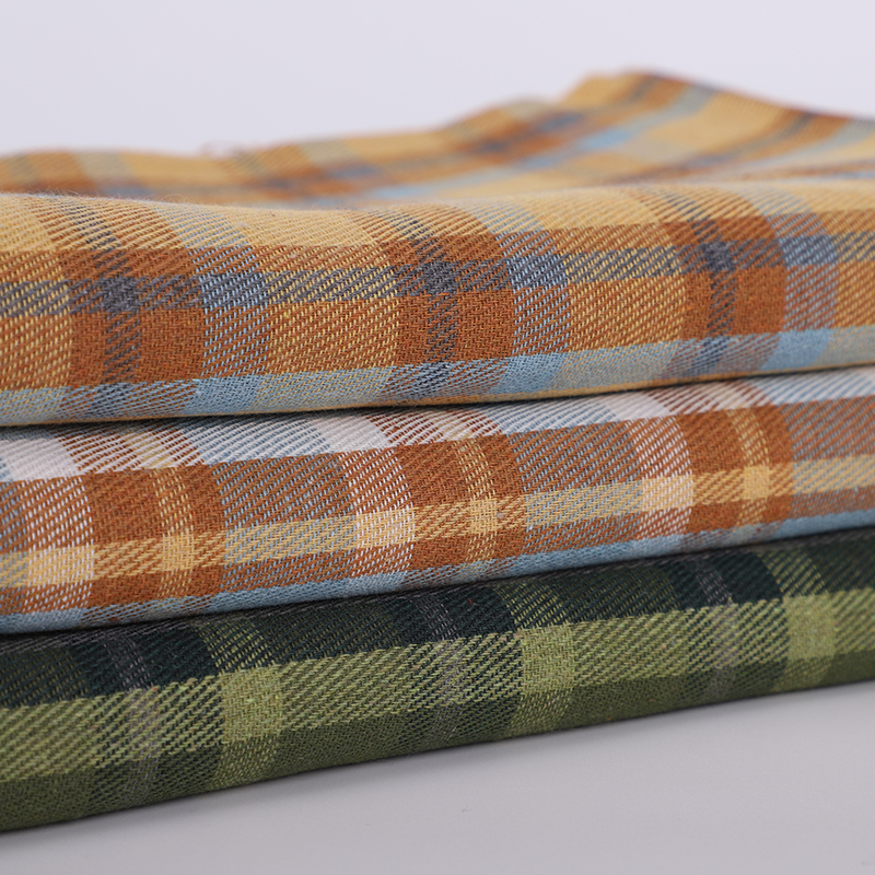 滌棉diy手工復古斜紋布料