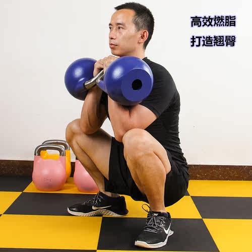 纯钢一体铸造空心竞技壶铃不偏心