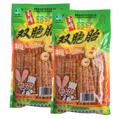 湖南特产玉峰双胞胎158g儿时回忆