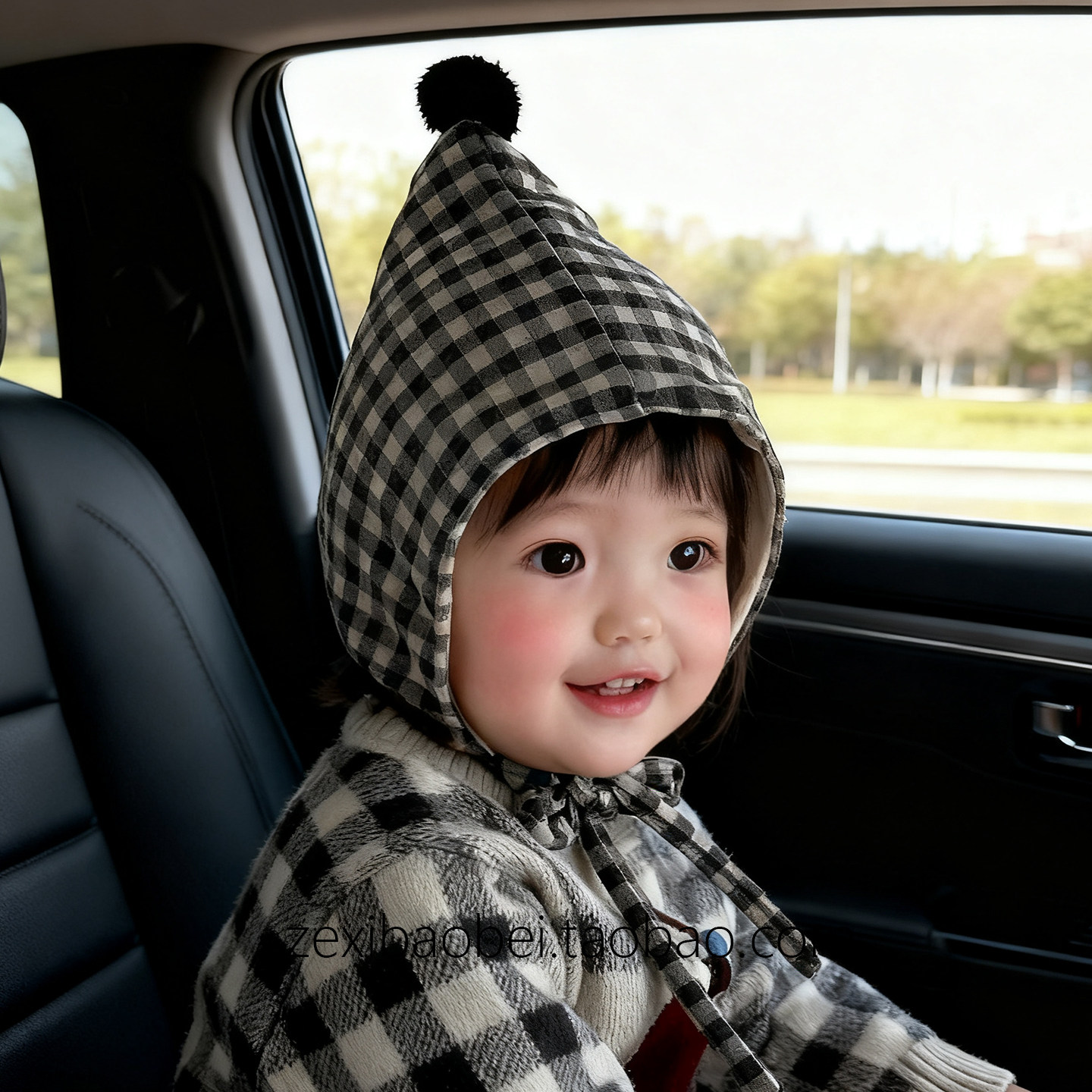 婴儿帽子秋冬款护耳帽可爱超萌小月龄宝宝套头帽男宝防风帽韩版潮,童装/婴儿装/亲子装,帽子,淘宝优惠券,粉丝福利购,淘宝优惠卷