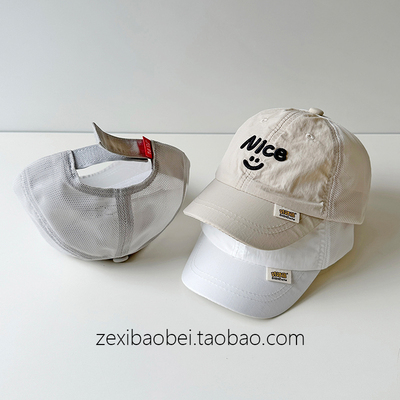 婴儿帽子夏季薄款鸭舌帽可爱百搭宝宝太阳帽男女宝遮阳棒球帽2026