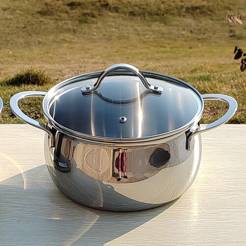 卓德铭18-10不锈钢汤锅蒸锅20cm