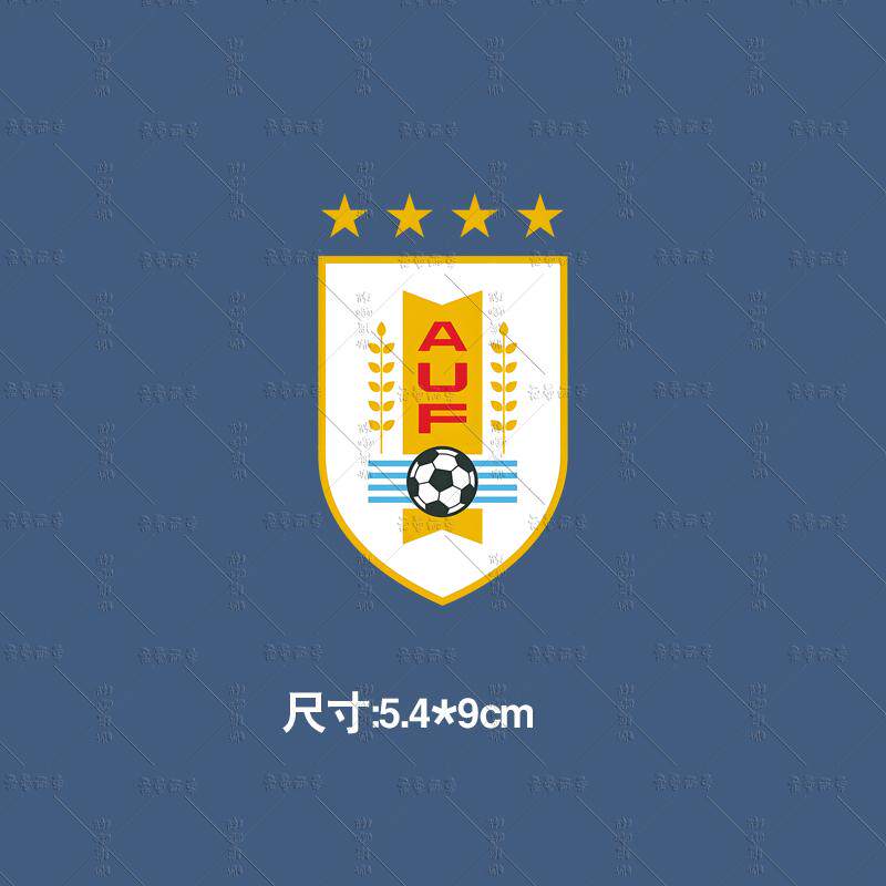 乌拉圭足球国家队高端球衣训练服长袖足球服棉衣马甲胶印烫画队徽图片