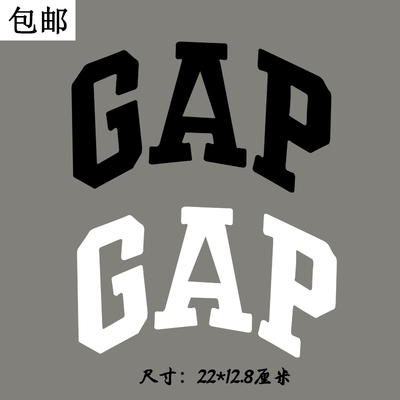 GAP字母潮牌印花衣服图案logo