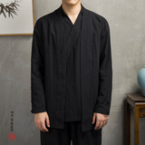 风棉麻男士汉服外套C77P95,男装民族服装,钱塘802, 风棉麻男士汉服外套C77P95,男装民族服装,钱塘802,