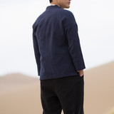 风男装亚麻男士汉服外套C81P75，男装民族服装，钱塘802