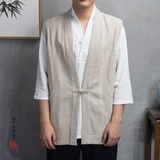 2025秋冬新款风男装亚麻男士马甲MJ15P70，男装背心/马甲，钱塘802