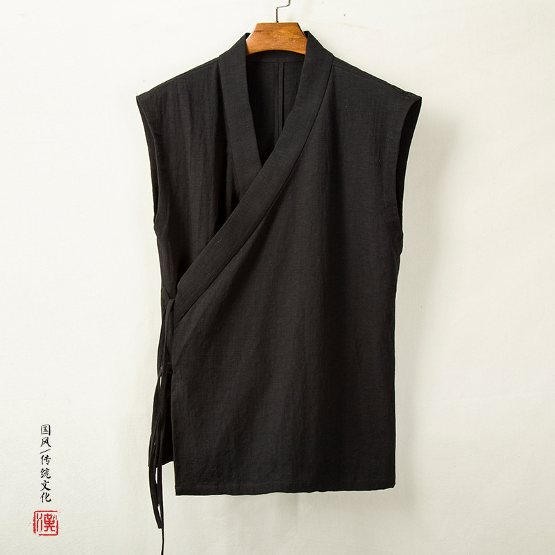 2025春夏新款风男装棉麻男士汉服C56P60,男装民族服装,钱塘802