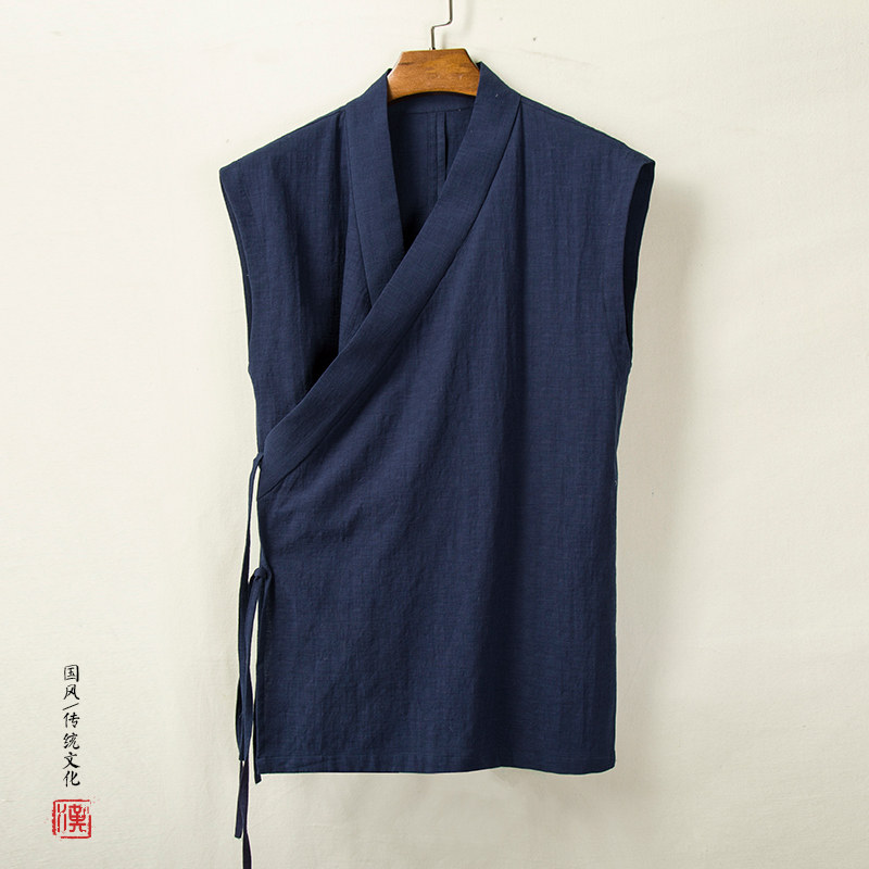 2025春夏新款风男装棉麻男士汉服C56P60,男装民族服装,钱塘802