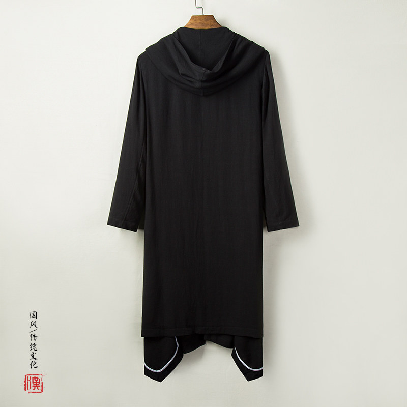 2025春夏新款风男装连帽中长款男士风衣外套F51P125,男装风衣,钱塘802
