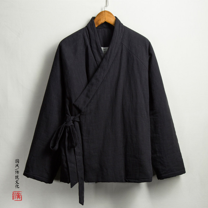 秋冬新款风男装汉服棉袄外套M10P135,男装民族服装,钱塘802