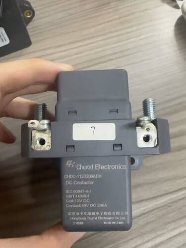 拆机Churod中汇瑞德高压直流常开型接触器, 型号:CHDC-112D400ADH