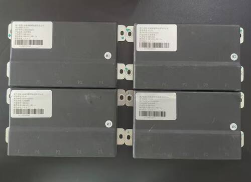 拆机河南省鹏辉电池管理系统从控模块， M1,M2,M3,M4四个模块，