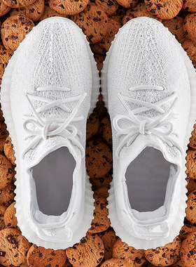 原宿椰子鞋男350v2 满天星天使2019新款运动跑步休闲男鞋莆田真爆