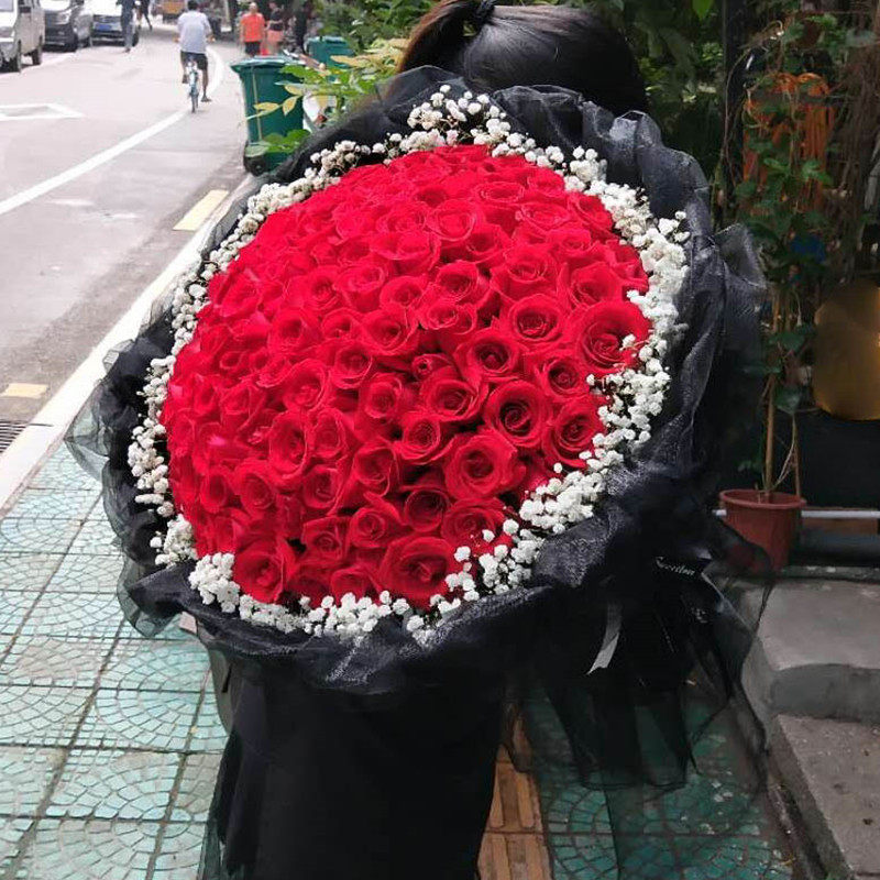 厦门鲜花同城速递玫瑰花束生日祝福表白爱人福州漳州泉州送花上门