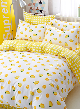 全棉被套单件双人200x230cm学生宿舍单人纯棉被罩三件套四季通用