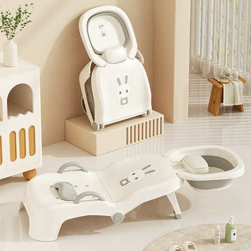 儿童洗头躺椅可折叠洗头神器宝宝家用洗头床女童小孩婴儿洗头发凳