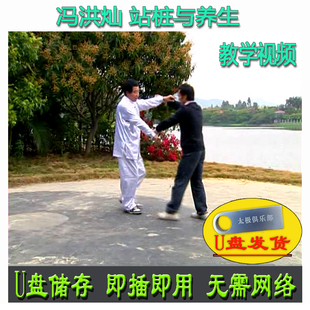 冯洪灿大成拳:站桩与养生U盘视频 推手技击意拳系列讲解教学