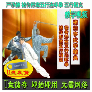 严承德 褚传五行连环拳 五行相克U盘视频 褚桂亭武学经典教学讲解